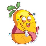 Mr. Pineapple WhatsApp Sticker #8