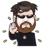 Developer Emoji WhatsApp Sticker #14