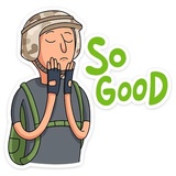 PUBG items WhatsApp Sticker #8