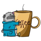 Pug Life Pack WhatsApp Sticker #15