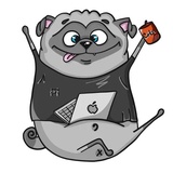 Pug Life Pack WhatsApp Sticker #18