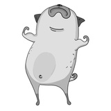 Pug Life Pack WhatsApp Sticker #2