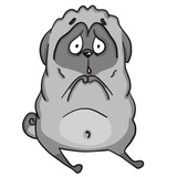 Pug Life Pack WhatsApp Sticker #20