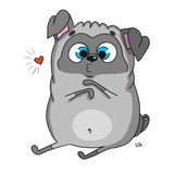 Pug Life Pack WhatsApp Sticker #21