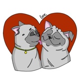 Pug Life Pack WhatsApp Sticker #3