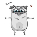 Pug Life Pack WhatsApp Sticker #6