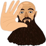 Bearded Pirate WhatsApp Sticker #10