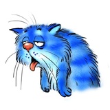 Rinas Blue Cats WhatsApp Sticker #15