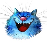 Rinas Blue Cats WhatsApp Sticker #27