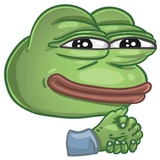 Sad Pepe WhatsApp Sticker #10