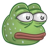 Sad Pepe WhatsApp Sticker #12