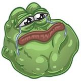 Sad Pepe WhatsApp Sticker #8