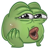 Sad Pepe WhatsApp Sticker #9
