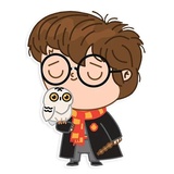 Saint Potter WhatsApp Sticker #30