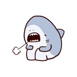 Shark Time WhatsApp Sticker #2