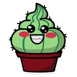Cactus WhatsApp Sticker #12