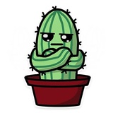 Cactus WhatsApp Sticker #2