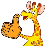 Giraffe Shrogren WhatsApp Sticker #10