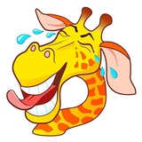 Giraffe Shrogren WhatsApp Sticker #11