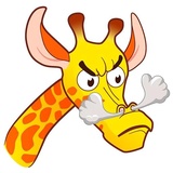 Giraffe Shrogren WhatsApp Sticker #14