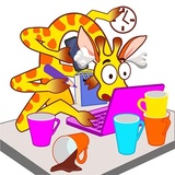 Giraffe Shrogren WhatsApp Sticker #16