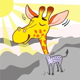 Giraffe Shrogren WhatsApp Sticker #19