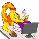 Giraffe Shrogren WhatsApp Sticker #20