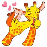Giraffe Shrogren WhatsApp Sticker #5