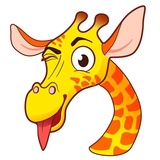 Giraffe Shrogren WhatsApp Sticker #8