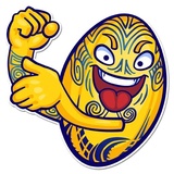 Snow Beach & Rugby WhatsApp Sticker #12