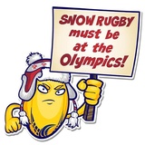 Snow Beach & Rugby WhatsApp Sticker #20