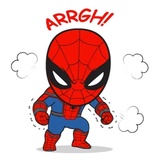 Spiderman classic WhatsApp Sticker #21