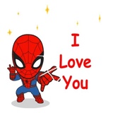 Spiderman classic WhatsApp Sticker #23