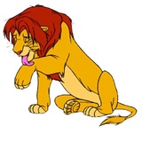 Lion King Cartoon WhatsApp Sticker #11