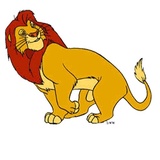 Lion King Cartoon WhatsApp Sticker #13