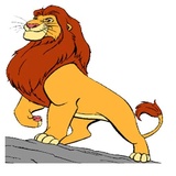 Lion King Cartoon WhatsApp Sticker #14