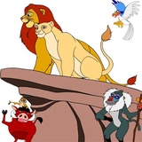 Lion King Cartoon WhatsApp Sticker #25