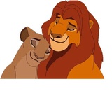 Lion King Cartoon WhatsApp Sticker #27