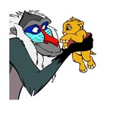 Lion King Cartoon WhatsApp Sticker #4