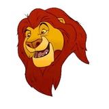 Lion King Cartoon WhatsApp Sticker #7