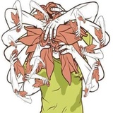 Sweating towel guy WhatsApp Sticker #16