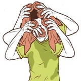 Sweating towel guy WhatsApp Sticker #7