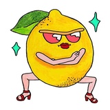 Juicy the Lemon WhatsApp Sticker #23