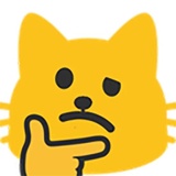 Thinking WhatsApp Sticker #19