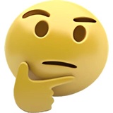 Thinking WhatsApp Sticker #20