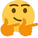 Thinking WhatsApp Sticker #27