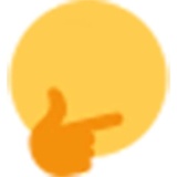 Thinking WhatsApp Sticker #3