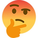 Thinking WhatsApp Sticker #7