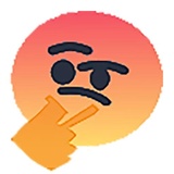 Thinking WhatsApp Sticker #8