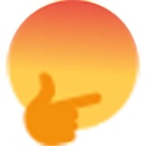 Thinking WhatsApp Sticker #9